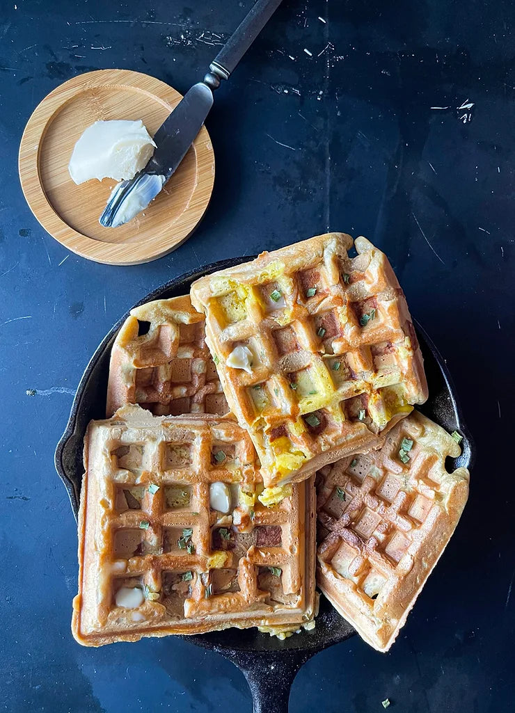 Cheddar Waffles