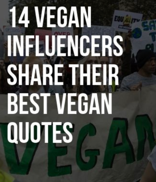 Sharing one of my best vegan quotes with Feelington