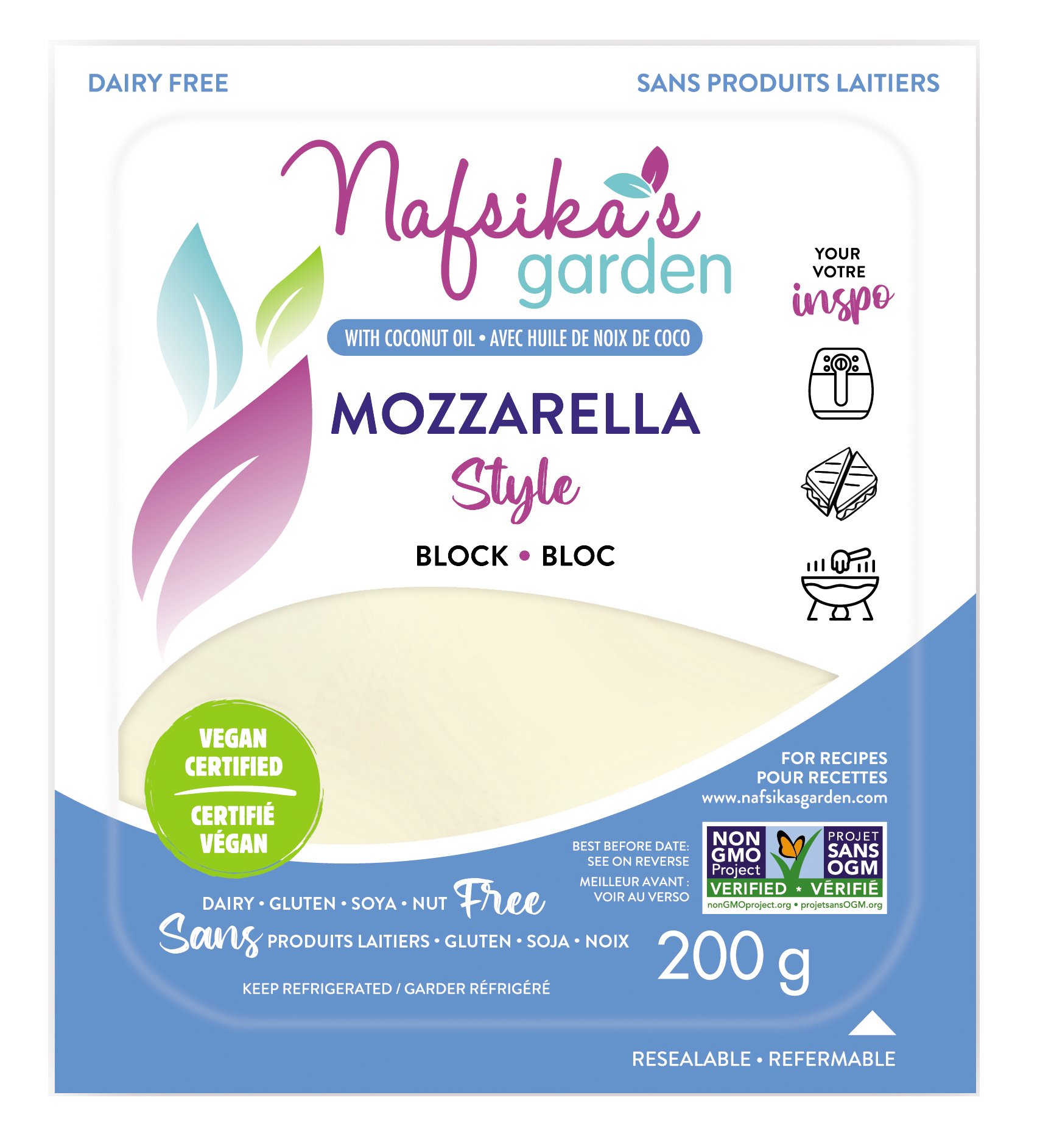 Mozzarella Block 200g