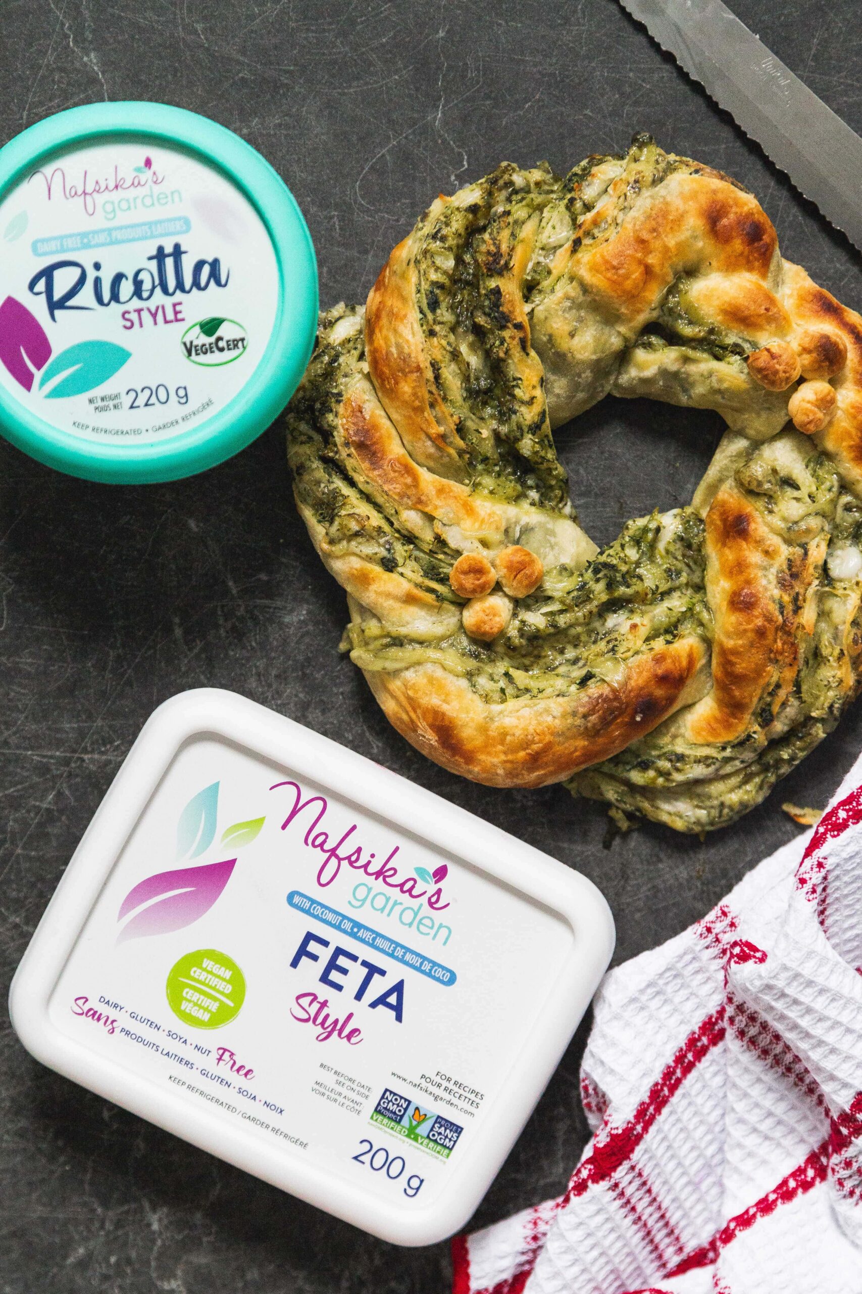 Christmas Magic in Every Bite: Festive Spinach and Feta Wreaths